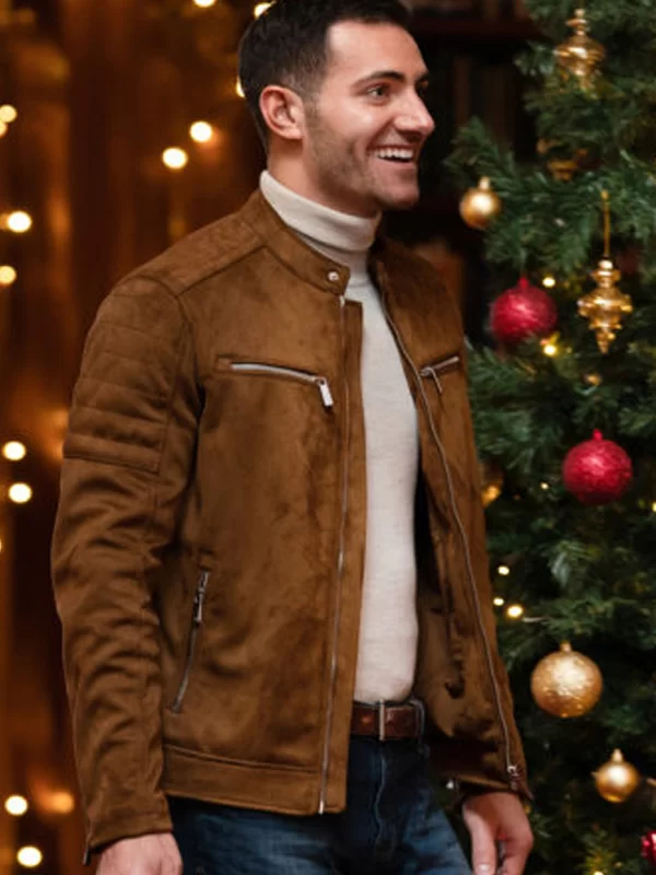 12-dates-of-christmas-jay-koensgen-brown-suede-leather-jacket
