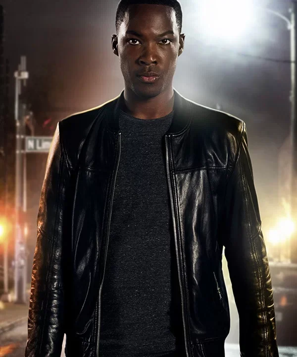Eric Carter 24 Legacy Black Leather Jacket