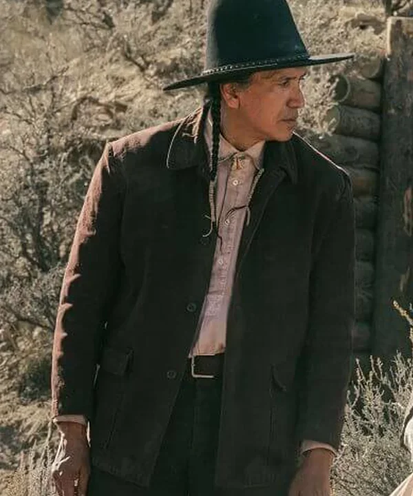 Michael Greyeyes 1923 Brown Cotton Jacket