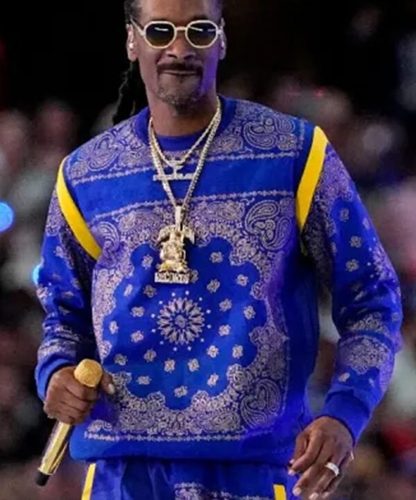Snoop Dogg Super Bowl Halftime Blue Tracksuit