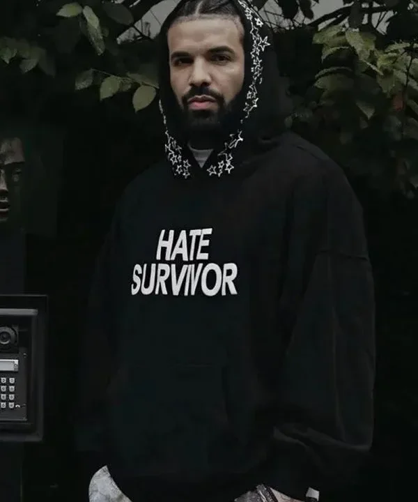 Drake Hate Survivor Black Hoodie