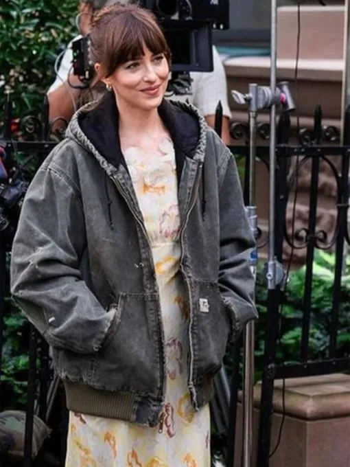 Materialists Dakota Johnson Hooded Jacket