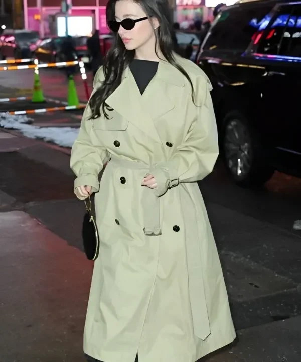 Mikey Madison Good Morning America Trench Coat