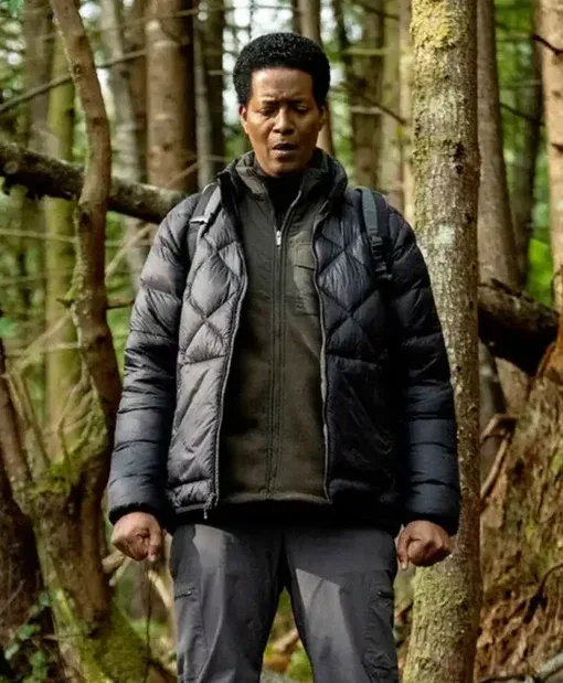 Resident Alien S04 Corey Reynolds Black Quilted Puffer Jacket