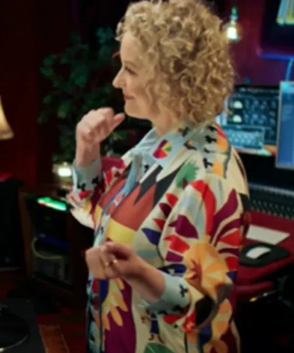 Take 5 With Zan Rowe S03 Zan Rowe Graphic Print Silk Shirt