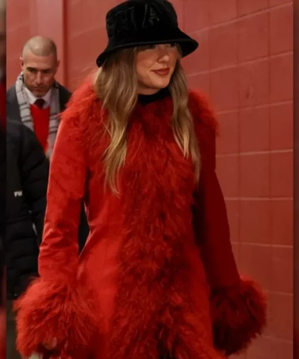 Taylor Swift Chiefs Fur Coat
