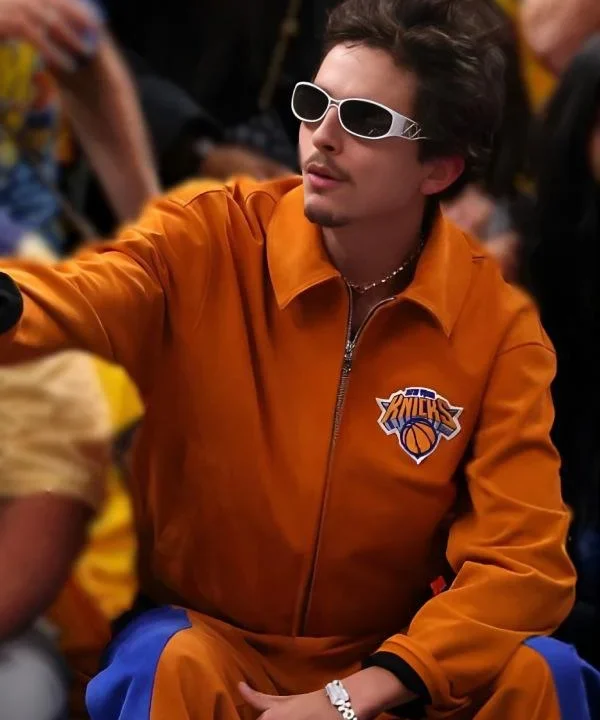 Timothee Chalamet Knicks Game Six Jacket