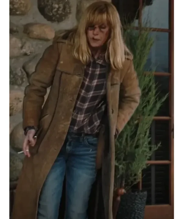 Yellowstone Beth Dutton Suede Leather Coat